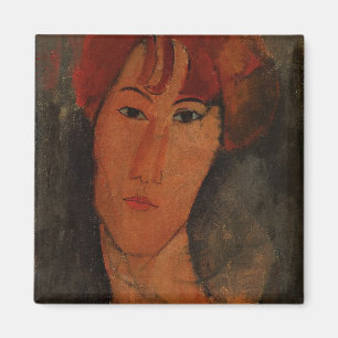 Porträt von Pardy, c.1915 (Öl auf Leinwand) Magnet