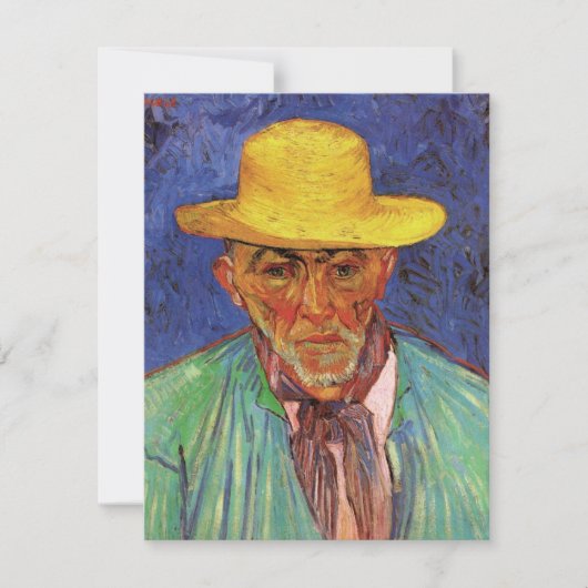 Porträt von Patience Escalier von Vincent van Gogh (Vorderseite)