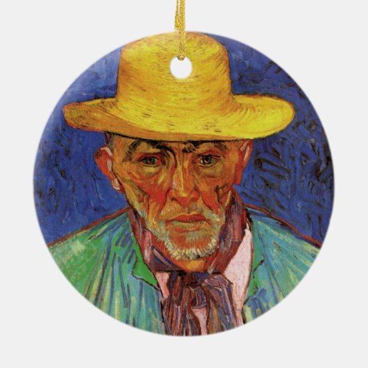 Porträt von Patience Escalier von Vincent van Gogh Keramikornament (Hinten)