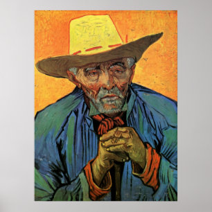 Porträt von Patience Escalier von Vincent van Gogh Poster