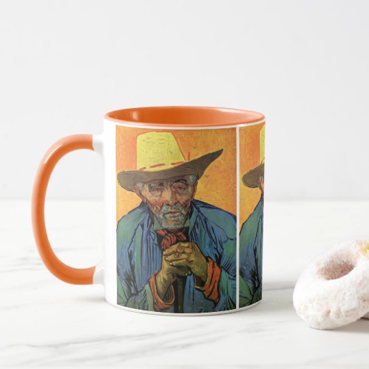 Porträt von Patience Escalier von Vincent van Gogh Tasse (Mit Donut)