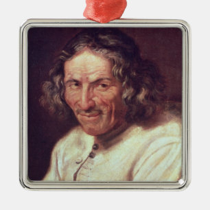 Porträt von Paul Scarron Ornament Aus Metall