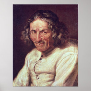 Porträt von Paul Scarron Poster