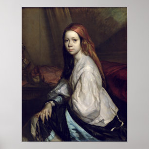 Porträt von Pauline Ono Poster