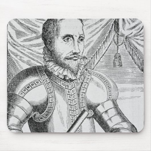 Porträt von Pedro de Valdibia Mousepad (Vorne)