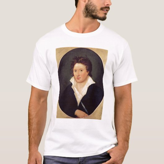 Porträt von Percy Bysshe Shelley, 1819 T-Shirt (Vorderseite)