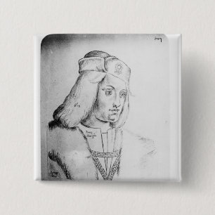 Porträt von Perkin Warbeck Button
