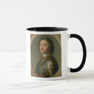 Porträt von Peter der Große Tasse