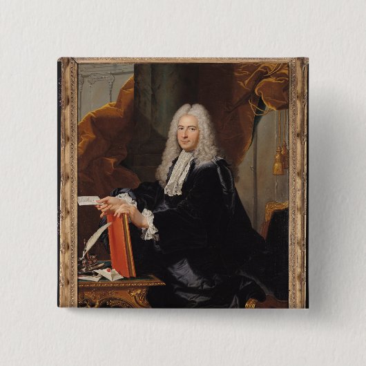 Porträt von Philibert Orry Button (Vorderseite)