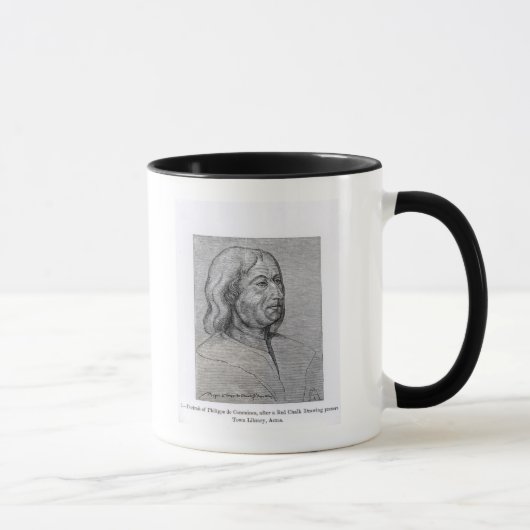 Porträt von Philippe de Commines Tasse (Rechts)