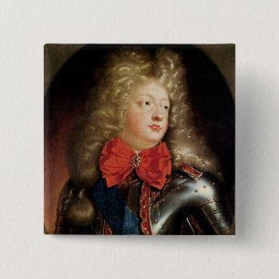 Porträt von Philippe d'Orleans Button