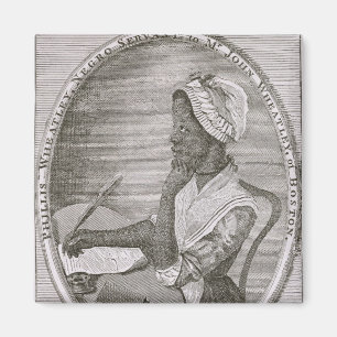 Porträt von Phillis Wheatley Magnet