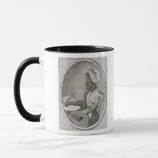 Porträt von Phillis Wheatley Tasse (Links)