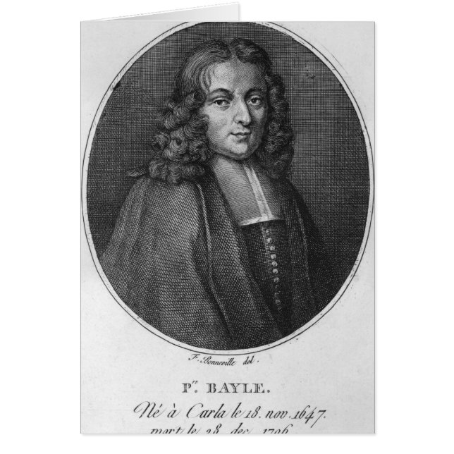 Porträt von Pierre Bayle (Vorne)