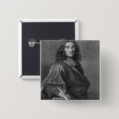 Porträt von Pierre Bayle Button (Vorne & Hinten)