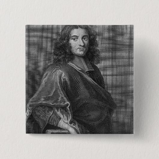 Porträt von Pierre Bayle Button (Vorderseite)