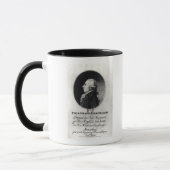 Porträt von Pierre Mechain Tasse (Links)