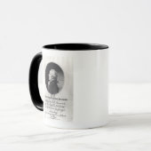 Porträt von Pierre Mechain Tasse (Vorderseite Links)