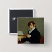 Porträt von Pierre Zimmermann 1808 Button (Vorne & Hinten)