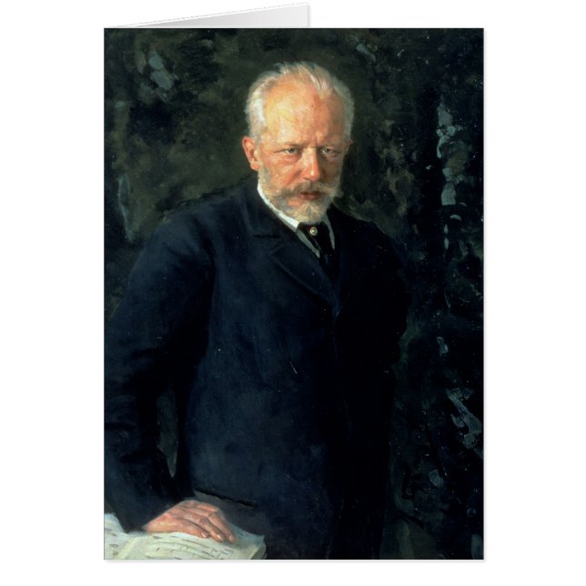 Porträt von Piotr Ilyich Tchaikovsky (Vorne)