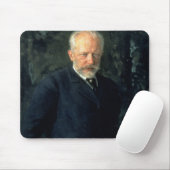 Porträt von Piotr Ilyich Tchaikovsky Mousepad (Mit Mouse)