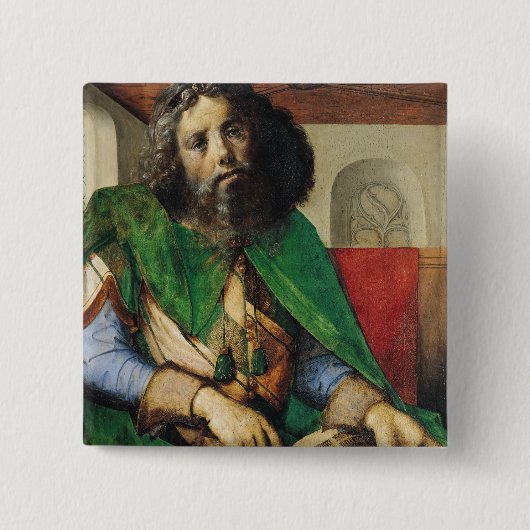 Porträt von Plato c.1475 Button (Vorderseite)