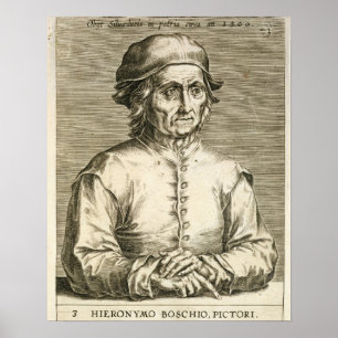 Porträt von Platte 3 Hieronymus Boschs Poster