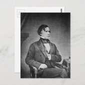 Porträt von Präsident Franklin Pierce von Herrn Br Postkarte (Vorne/Hinten)