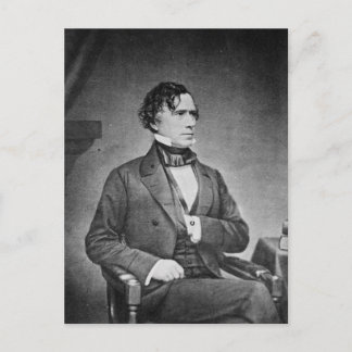 Porträt von Präsident Franklin Pierce von Herrn Br Postkarte
