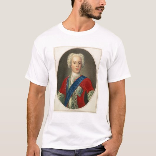 Porträt von Prinzen Charles Edward T-Shirt (Vorderseite)