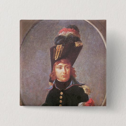 Porträt von Prinzen Eugene de Beauharnais Button (Vorderseite)