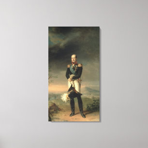 Porträt von Prinzen Mikhail Barclay de Tolly Leinwanddruck