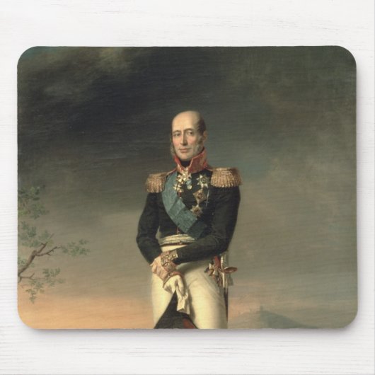 Porträt von Prinzen Mikhail Barclay de Tolly Mousepad (Vorne)
