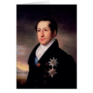 Porträt von Prinzen Sergej Golitsyn, Posten 1828