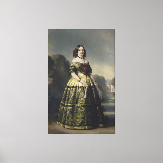 Porträt von Prinzessin Mathilde Bonaparte - 1852 v Leinwanddruck