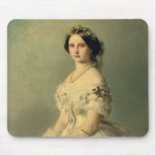 Porträt von Prinzessin von Baden, 1856 Mousepad