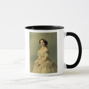 Porträt von Prinzessin von Baden, 1856 Tasse