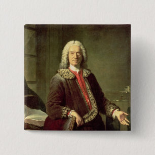 Porträt von Prosper Jolyot de Crebillon, 1746 Button