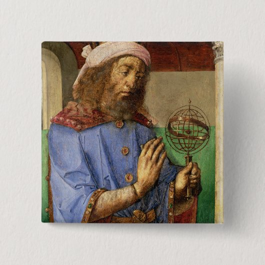 Porträt von Ptolemäus, c.1475 Button (Vorderseite)
