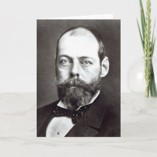 Porträt von Randolph Churchill Karte (Vorderseite)