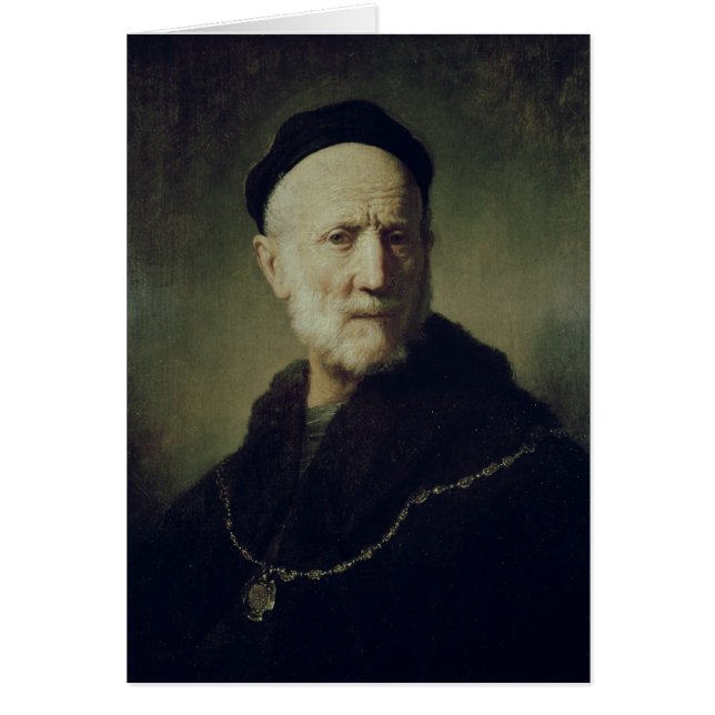 Porträt von Rembrandts Vater (Vorne)