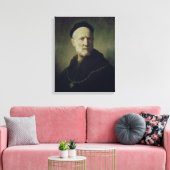 Porträt von Rembrandts Vater Leinwanddruck (Insitu (Wohnzimmer))
