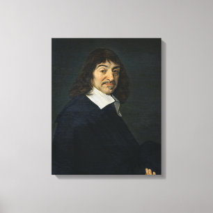 Porträt von Rene Descartes c.1649 Leinwanddruck