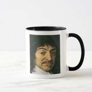 Porträt von Rene Descartes c.1649 Tasse