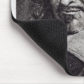 Porträt von Rene Descartes Mousepad (Ecke)