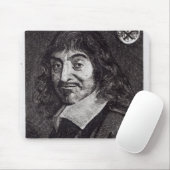 Porträt von Rene Descartes Mousepad (Mit Mouse)