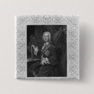 Porträt von Richard Boyle, Graf von Burlington Button