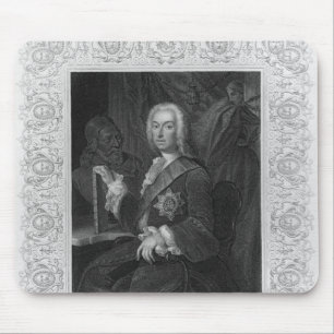 Porträt von Richard Boyle, Graf von Burlington Mousepad