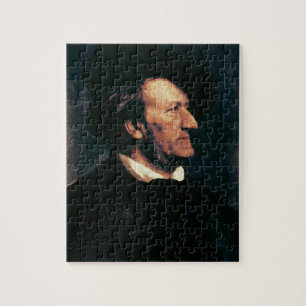 Porträt von Richard Wagner (1813-83) (Öl auf can Puzzle