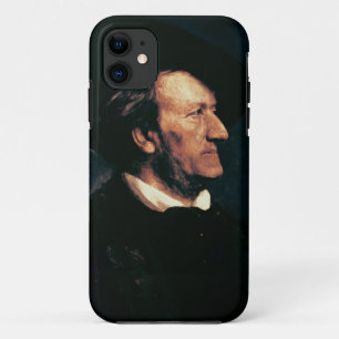 Porträt von Richard Wagner (1813-83) (Öl auf canva Case-Mate iPhone Hülle
